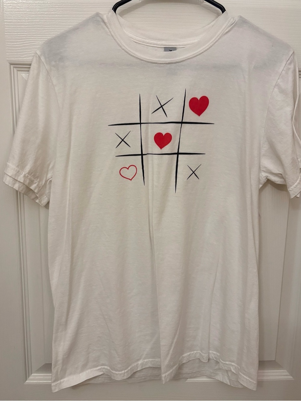 Gildan White Softstyle Tee with Subtle Tag Detail